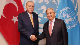 Cumhurbaşkanı Erdoğan, BM Genel Sekreteri ile bir araya geldi