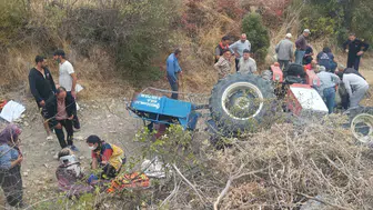 Manisa'da traktör devrildi: 2 kişi hayatını kaybetti