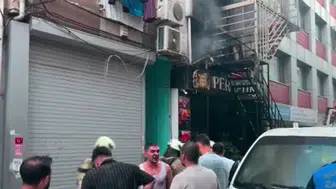 Bakırköy'de otelde yangın çıktı