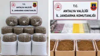 Antalya'da kaçak tütün operasyonu