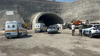 Tünel inşaatında iş kazası: 1 ölü, 5 yaralı