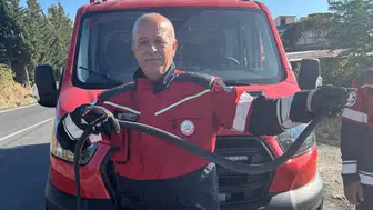 Hatay'da evin bahçesine giren karayılan böyle yakalandı