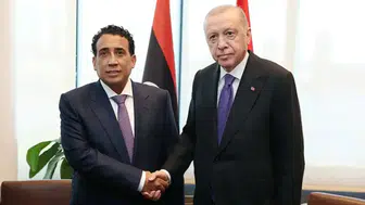 Cumhurbaşkanı Erdoğan, Libya Başkanlık Konseyi Başkanı Menfi ile görüştü