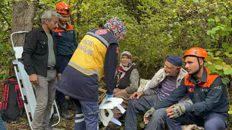 Konya’da kaybolan yaşlı çift dağlık alanda sağ bulundu