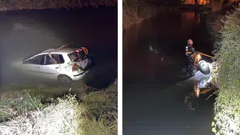 Tokat'ta gece yarısı facia : Otomobil sulama kanalına uçtu, 2 kişi öldü