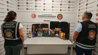 Antalya Havalimanı'nda 18 kilo uyuşturucu ele geçirildi