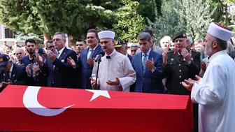 Amasya'da hayatını kaybeden Kıbrıs Gazisi Bahattin Şen son yolculuğuna uğurlandı