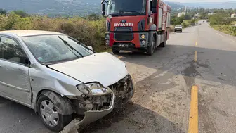 Osmaniye'de otomobil takla attı : Sürücü yaralandı