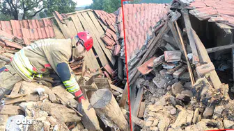 Manisa'da Tek Katlı Kerpiç Ev Neden Çöktü? Bir Yaralı Var