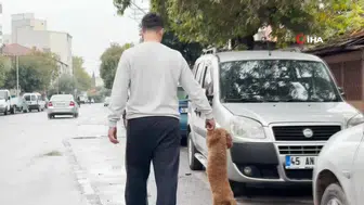 Manisa Akhisar'da Köpeğini Yürütme Şekli Sosyal Medyada Tepki Topladı