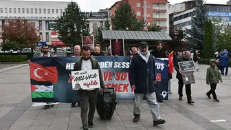 Sağlık çalışanlarından Gazze için 152. hafta sessiz yürüyüşü