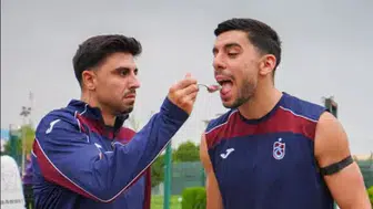 Trabzonspor'da önce antrenman, ardından doğum günü kutlaması
