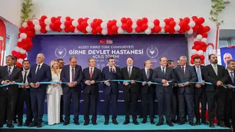Cumhurbaşkanı Yardımcısı Cevdet Yılmaz KKTC'de: İki hastane hizmete açıldı