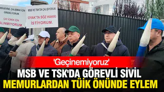 Ekonomik Koşullar Neden İyileştirilmiyor ? Sivil Memurlar TÜİK Önünde Eylem Düzenledi