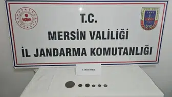 Mersin'de tarihi eser operasyonu
