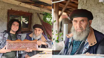 Ankara'da 60 yıllık gelenek: 93 yaşındaki usta, yaptığı bastonları hediye ediyor