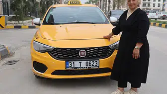 Ağabeyinin Emanetini Sürdüren Kadın Taksici İlgi Odağı Oldu