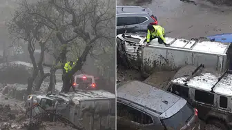 Şili'nin Başkenti Santiago'da Sel Felaketi: Film Gibi Kurtuluş