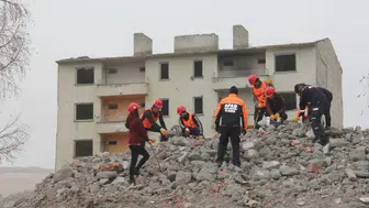 Bayburt'ta sağlık ekipleri deprem tatbikatı gerçekleştirdi