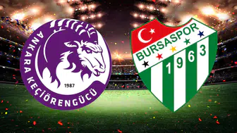Keçiörengücü - Bursaspor maçı hangi kanalda ve ne zaman oynanacak?