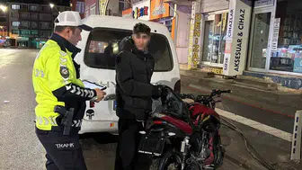 Osmaniye'de gürültülü egzoz kullanan motosiklet sürücüsüne neden 16 bin TL ceza uygulandı ?
