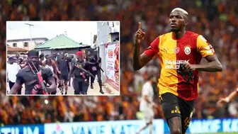 Victor Osimhen Nijerya'da Askeri Korumayla Görüntülendi