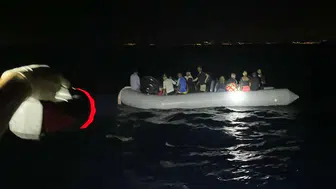 Bodrum’da Geri İtilen 36 Kaçak Göçmen Kurtarıldı
