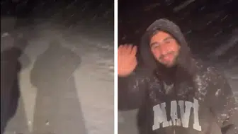 Kars'a mevsimin ilk karı düştü