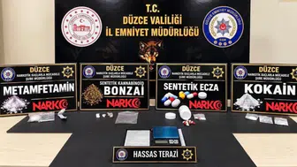 Düzce’de uyuşturucu operasyonu: 25 suç kaydı bulunan şüpheli tutuklandı