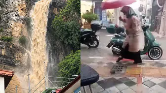 Bartın'da Şiddetli Yağış Hayatı Olumsuz Etkiledi