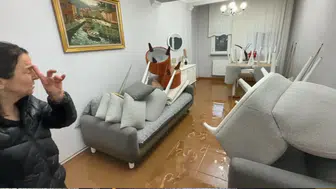 İstanbul Beykoz'da Sağanak Yağış Evleri Sular Altında Bıraktı
