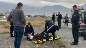Erzincan'da Motosiklet Kazası: Bir Yaralı