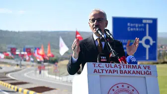Çankırı'da Ulaşım Süresini Kısaltan Korgun-Kurşunlu Yolu Açıldı
