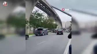 Brezilya'da Raylara Devrilen Vince Çarpan Monoray Kazası Kamerada