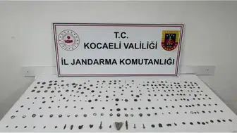 Kocaeli'de Tarihi Eser Operasyonu: 271 Parça Eser Ele Geçirildi