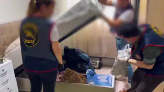 Hatay'da uyuşturucu operasyonu : Yatağın altından 4,5 kilo hammadde çıktı !