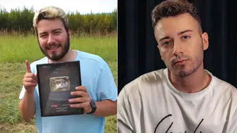 YouTuber Enes Batur'un Gökyüzüne Bıraktığı 100 Bin Abone Plaketi İçin Ödül İddiası