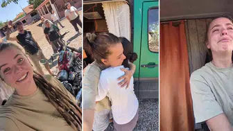 Alman Gezginin Sivas'ta Yolda Kalan Karavanını Tamir Ettiren Aile Gönülleri Fethetti