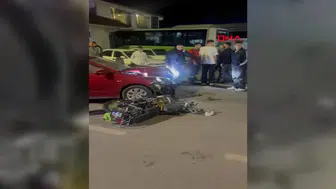 Kocaeli'de Otomobil ile Motosiklet Çarpıştı: 1 Yaralı
