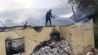 Hakkari'de okul yangını