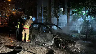 Edirne'de Bulgaristan Plakalı Otomobil Alev Alev Yandı