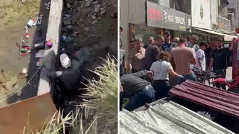 Hatay'da güvenlik önlemi alınmayan inşaatın temeline düştü : Yaşlı adam yaralandı