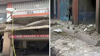 Ümraniye’de sanayi sitesinde balkon çöktü: 3 işçi yaralandı