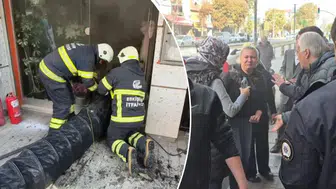 Eskişehir'de Çiçekçi Dükkanında Yangın Çıktı