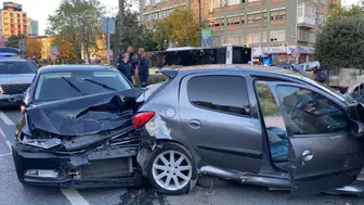 Beşiktaş'ta zincirleme kaza: 2 yaralı