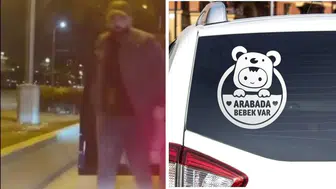 İzmir'de Trafik Magandaları Bebekli Ailenin Yolunu Kesti