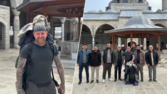 Almanya'dan yola çıkan Umar Mekke yolunda Kırklareli'de