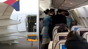 Uçakta Dehşet Anları: 11 Bin 300 Metre Yükseklikte Acil Çıkış Kapısını Açmaya Kalkıştı