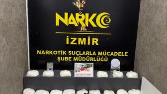 İzmir'de uyuşturucu operasyonu: 32 kilo 450 gram metamfetamin ele geçirildi