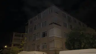 İstanbul'da Kolonları Çatlayan 5 Katlı Binada Büyük Panik